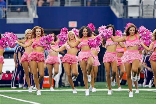 Checa lo mejor de las chicas en rosa de la NFL que apoyaron a la detección temprana del cáncer de mama.