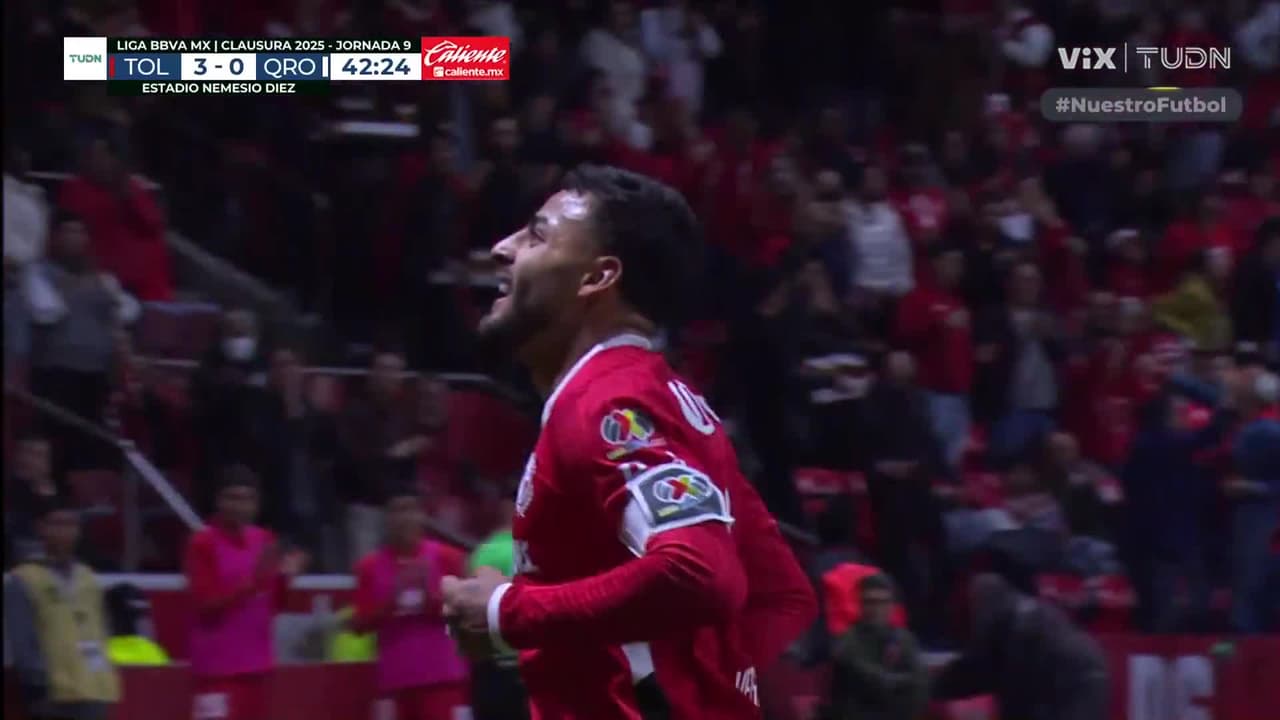 ¡Paren la masacre! Alexis Vega marca un golazo en la goleada de los Diablos