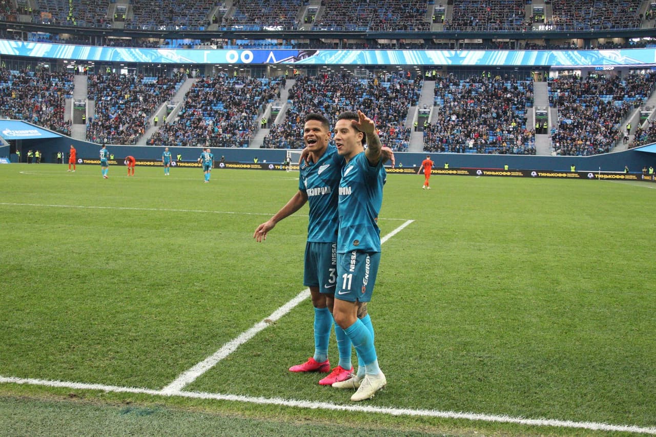 Panyukov marcó el descuento al 65’ de tiro penal cuando el partido ya lo ganaba Zenit 3-0.