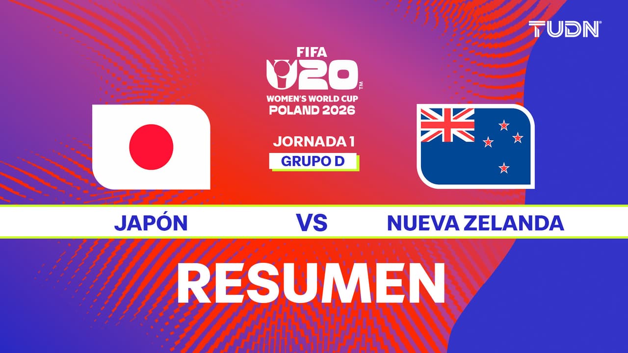 Resumen | Japón vs Nueva Zelanda, Mundial Femenino Sub-20 Polonia 2026