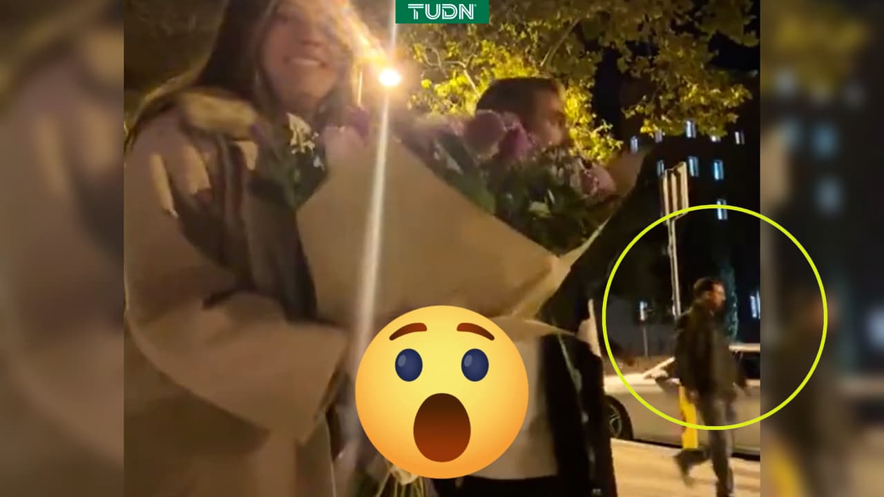 Increíble: Messi interrumpe momento romántico de pareja 