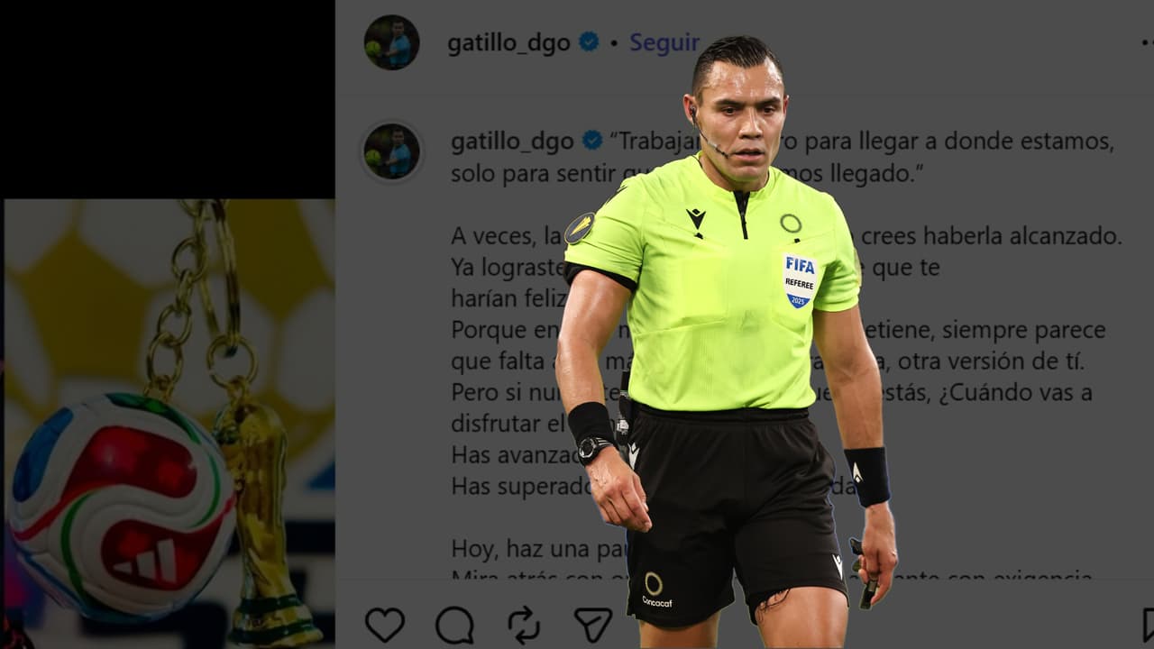 Así reacciona ‘Gato’ Ortiz tras quedar fuera de la lista de árbitros para el Mundial 2026