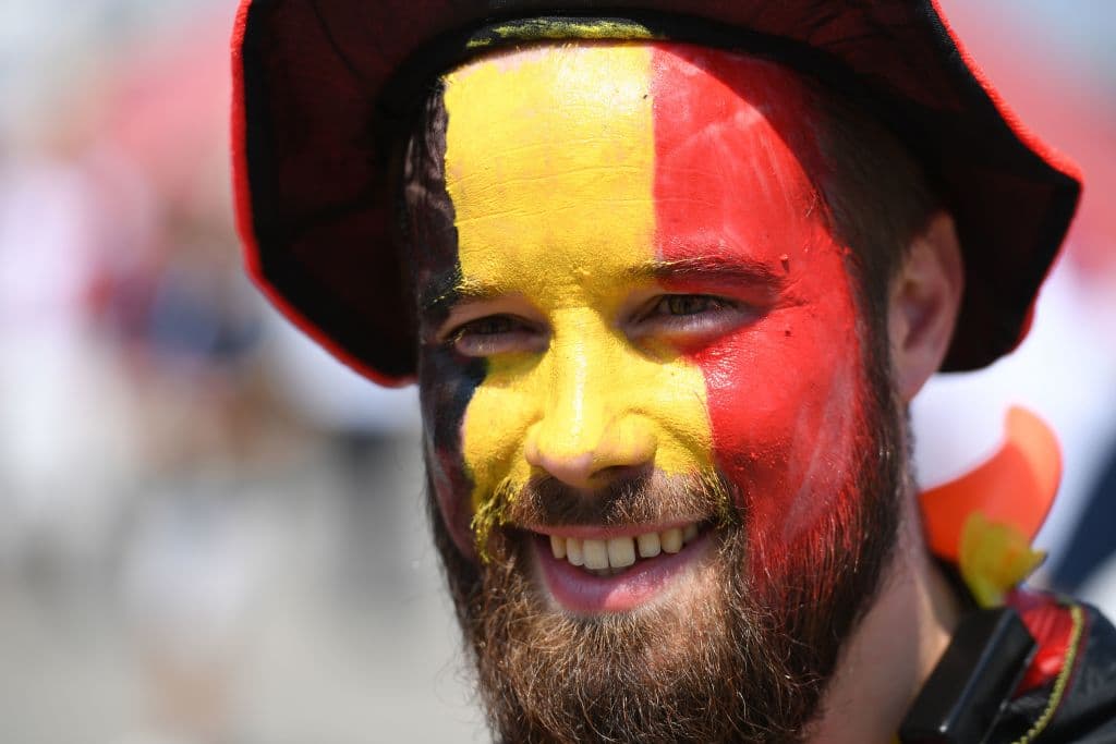 El color de los hinchas de Bélgica y Túnez fue parte de la fiesta de ambos países en su segunda salida en partido del grupo G del Mundial de Rusia 2018.