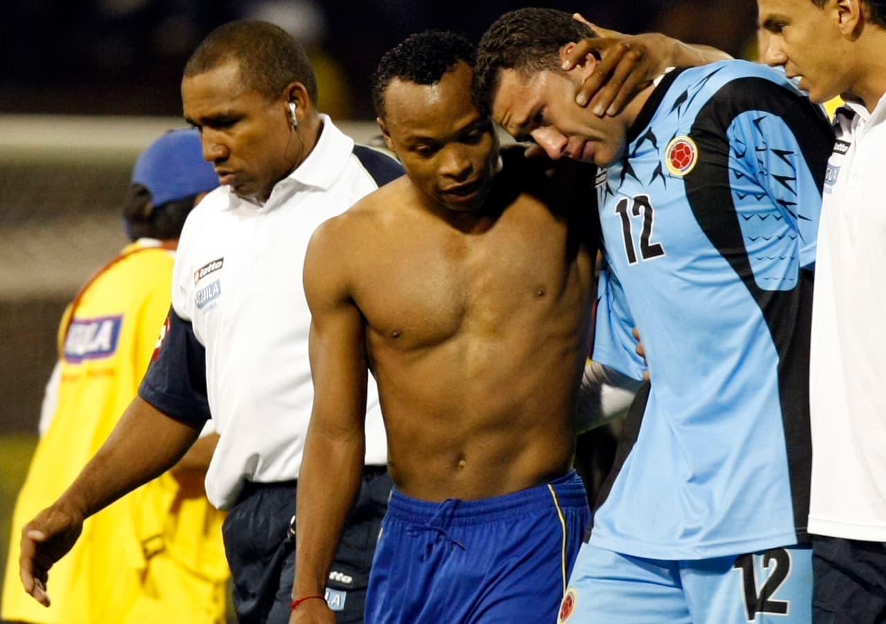 El Mundial de Sudáfrica-2010 fue la última gran decepción de los cafeteros, con una derrota en la penúltima fecha contra Chile de local. Esa fue la peor actuación del equipo desde la eliminatoria a México-86.