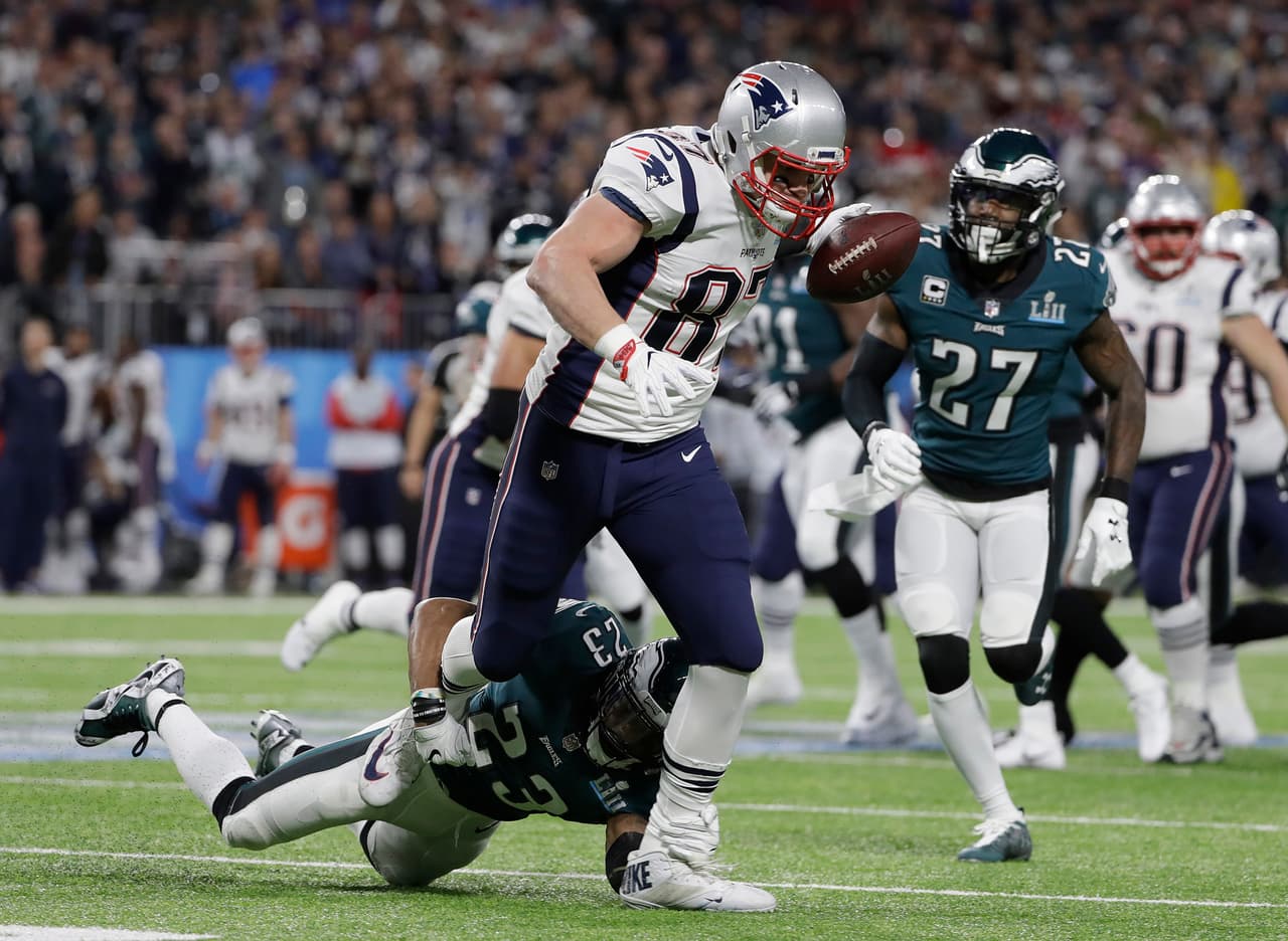 Los Patriotas no consiguiero puntos en su primera ofensiva del segundo cuarto.