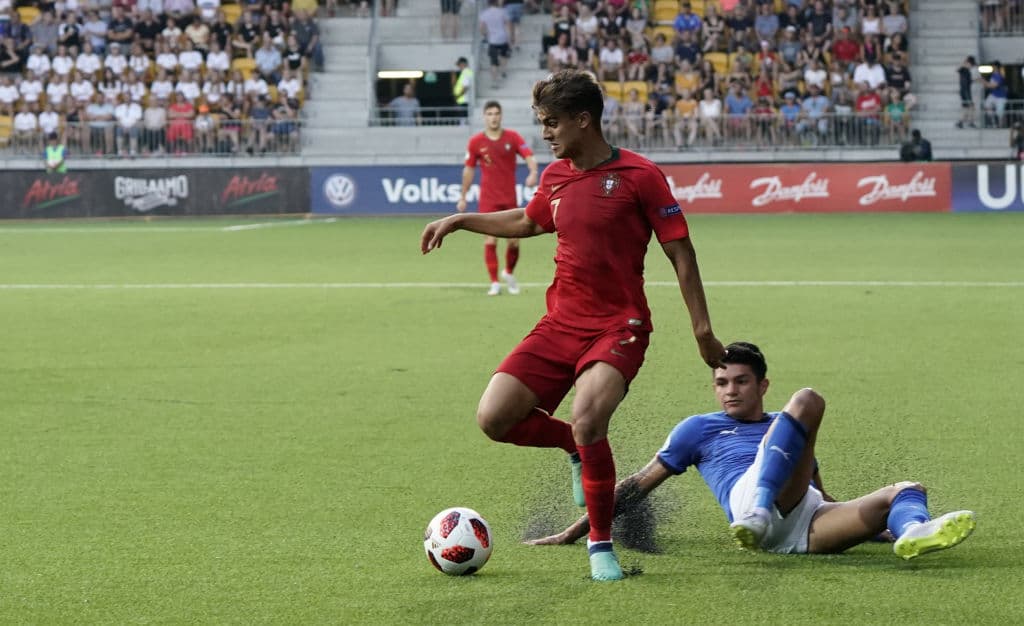 Joao Filipe, delantero del Benfica B, fue una de las figuras de Portugal durante el campeonato.