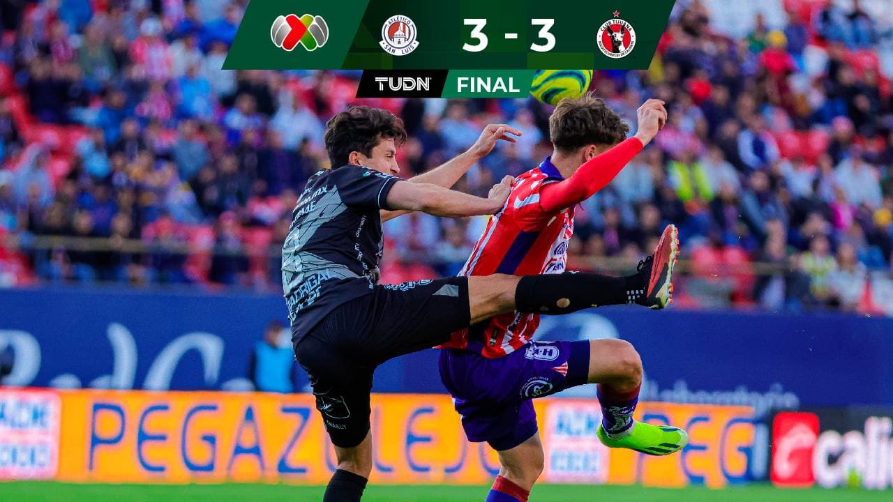 ¡Partido de otra liga! San Luis y Tijuana desatan la locura