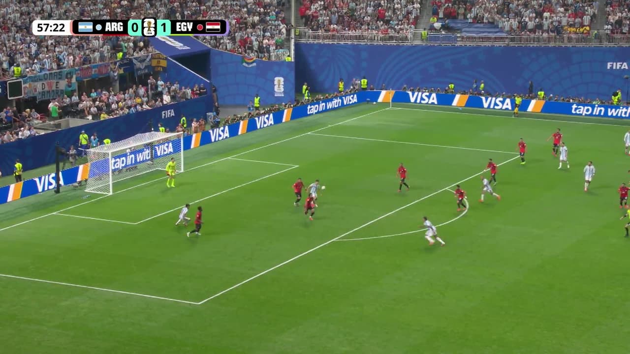 ¡GOL!  anota para Egipto. Mostafa Zico