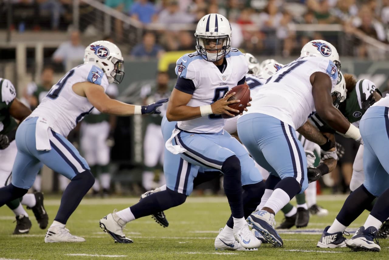 Marcus Mariota parece haber regresado a tiempo y en forma para el arranque de la temporada.