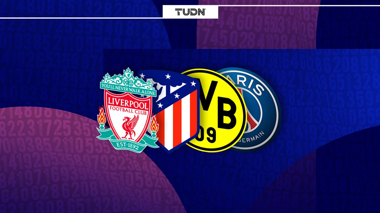 Lo que Liverpool, Atlético de Madrid, PSG y Dortmund necesitan en Champions League