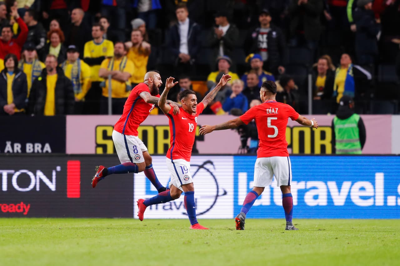 Bolados aprovechó un remate de Alexis Sánchez para marcar el tanto que a la postre fue el definitivo.