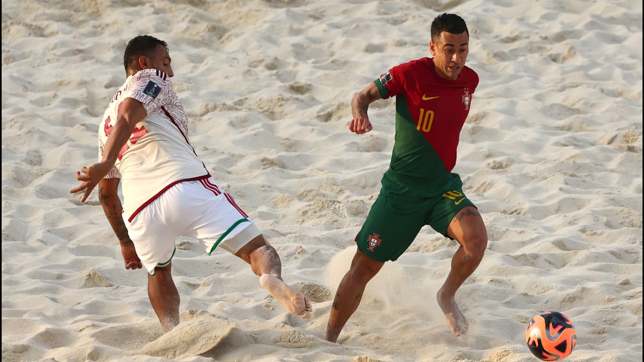 México sufre goleada ante Portugal en su debut en el Mundial de futbol de playa