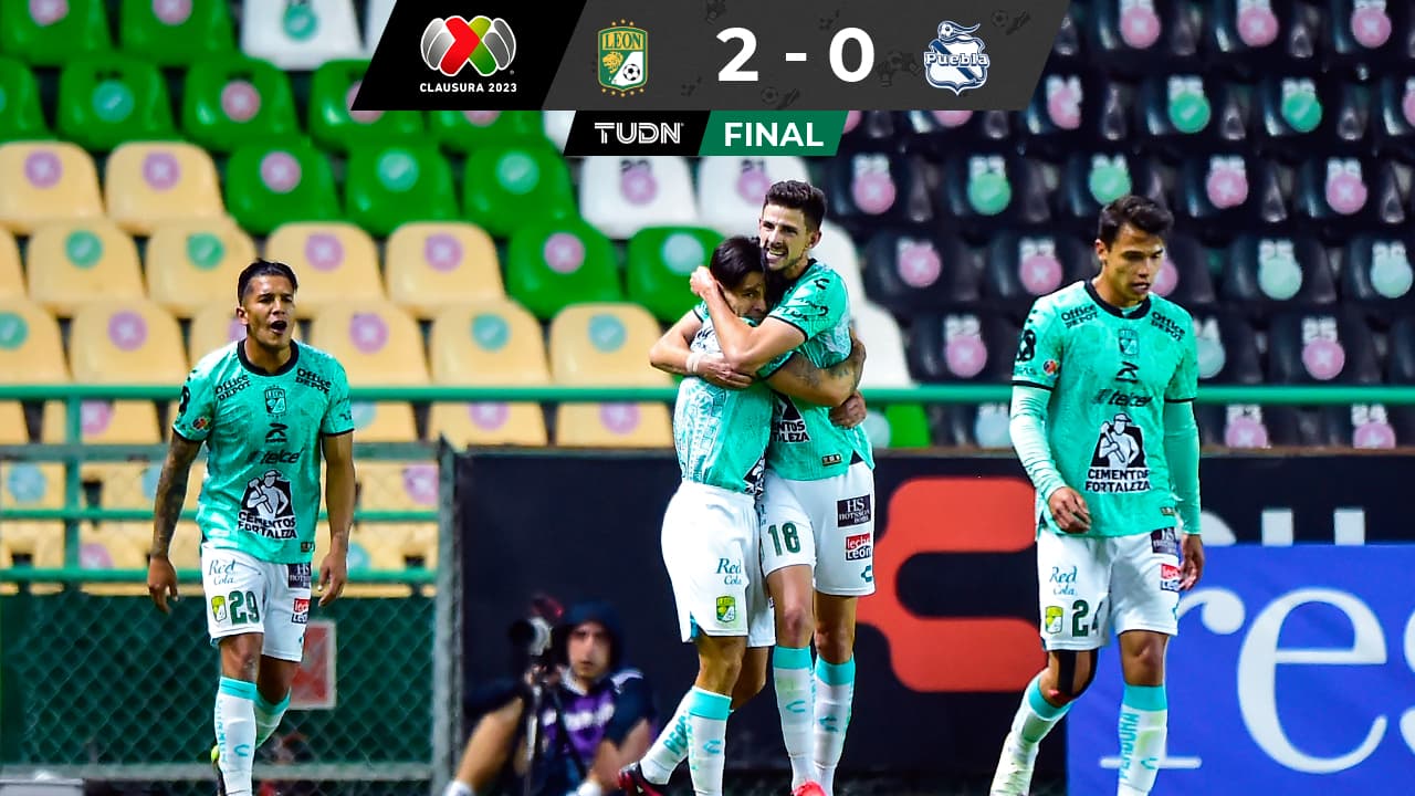 La ley del ex... León tunde al Puebla en reencuentro con Larcamón