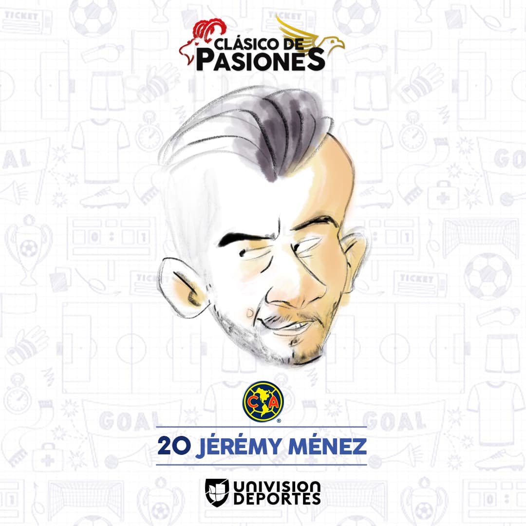 Llega el Clásico Nacional en el que Chivas recibirá al América y, para darle una imagen diferente a sus protagonistas, te los presentamos como caricaturas.