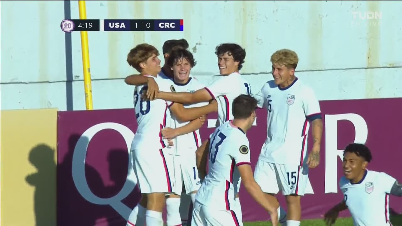 ¡Disparo de calidad! Aaronson consigue el 1-0 de Team USA