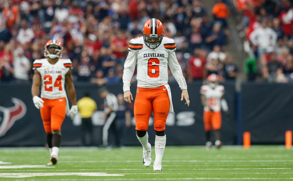 <b>22) Cleveland Browns (4-7-1)</b>. La manera en la que perdieron contra los Texans es de llamar la atención aunque en descargo de los Browns, se cruzaron con el equipo más caliente de la liga.