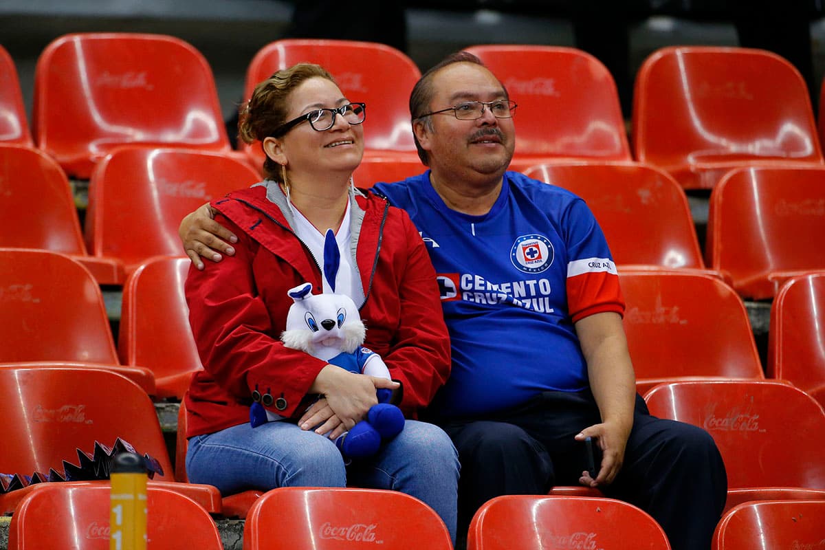 Ciudad de México, 1 de diciembre de 2018. , durante el partido de vuelta de los Cuartos de Final torneo Apertura 2018 de la Liga Bancomer MX, entre la Máquina Celeste del Cruz Azul y los Gallos Blancos de Querétaro, celebrado en el estadio Azteca. Foto: Imago7/Alejandra Suárez
