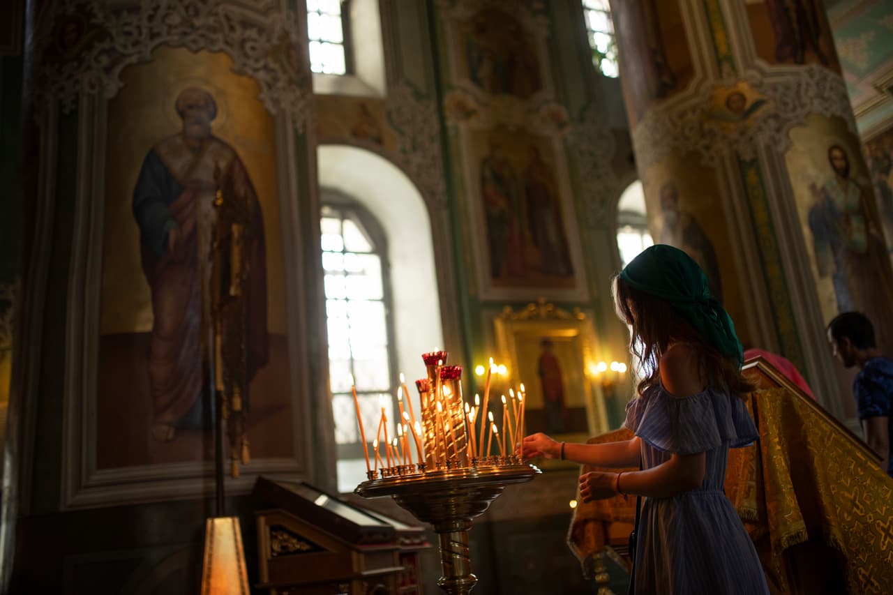 Tampoco a quienes fueron a la catedral de Kazan para realizar sus plegarias.