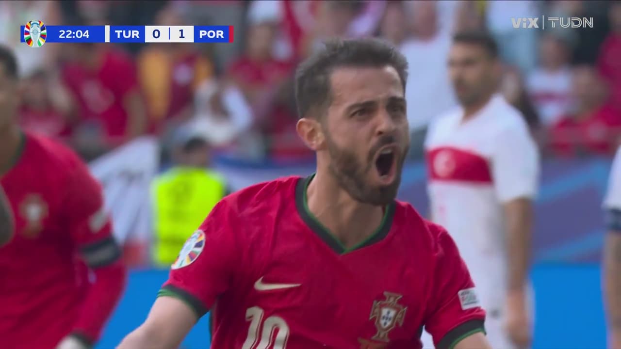 ¡Gol de Portugal! Error de la zaga turca y Silva los vacuna con el 1-0