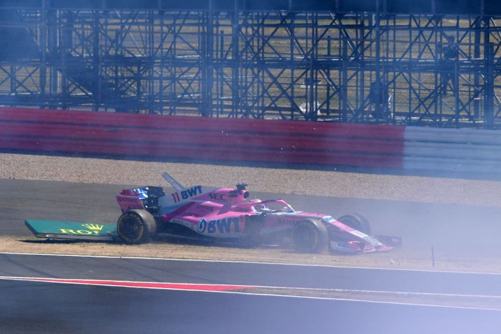 Un trompo en la primera vuelta privó de un mejor resultado al piloto mexicano de Force India, Sergio 'Checo' Pérez. Sin embargo, el monoplaza no sufrió daños y pudo completar la prueba.
