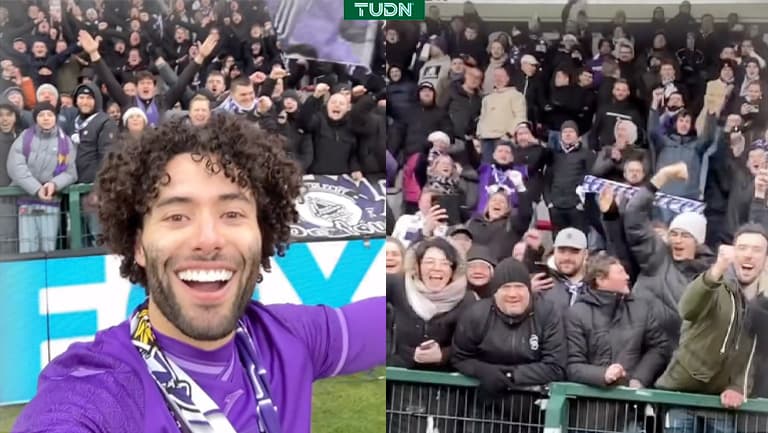 "Olé, Olé, Olé, Chino, Chino": Tremenda ovación a 'Chino' Huerta por gol