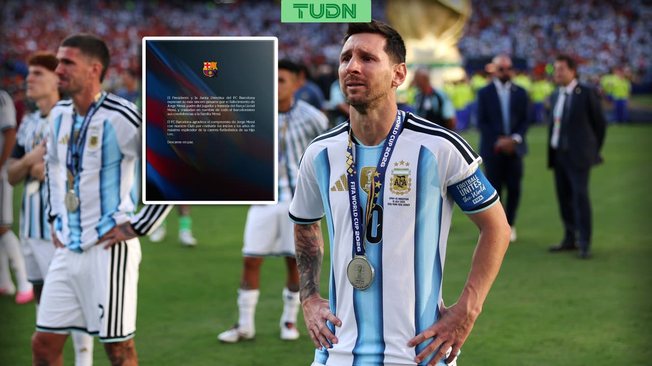 El mundo del futbol abraza a Messi tras muerte de su padre