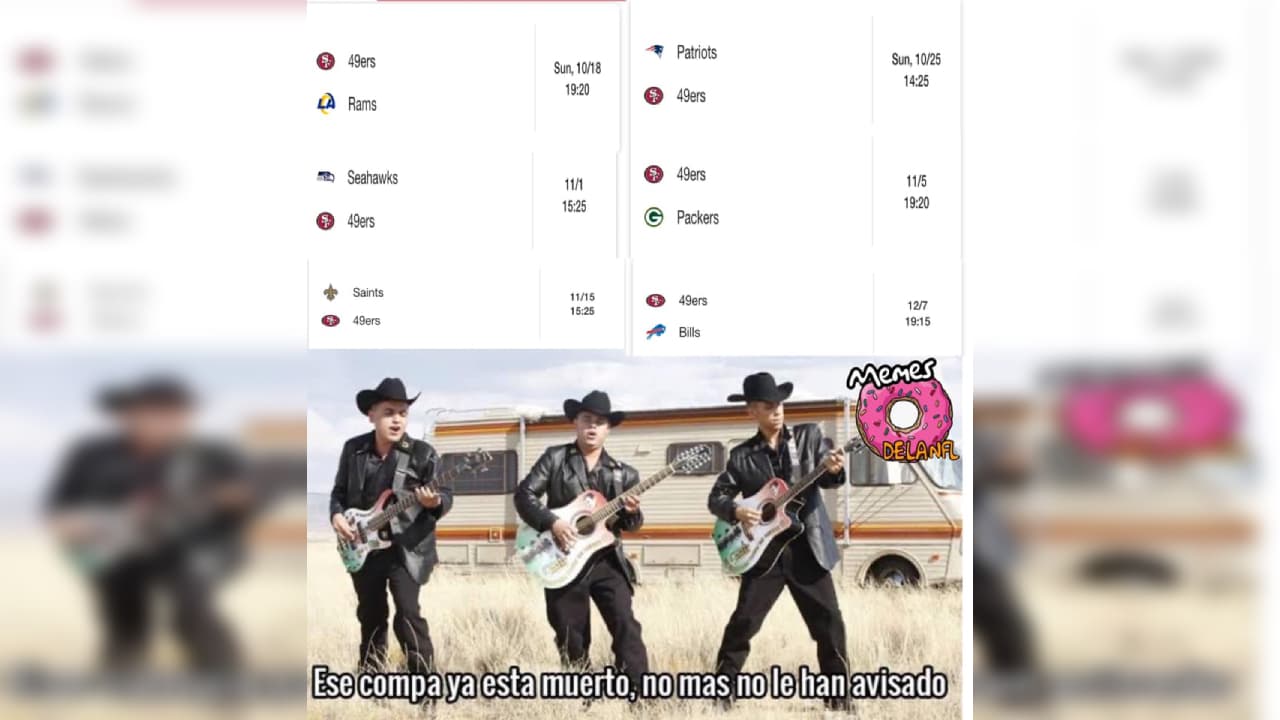 Los memes mas entretenidos de la semana arremeten en contra de Tom Brady de los Buccaneers, aunque tambien salen dañados los Dallas Cowboys y los Kansas City Chiefs.