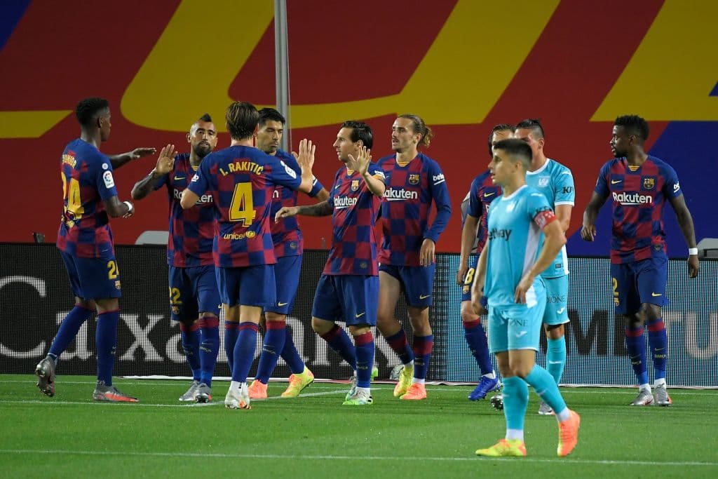 Al 69' Messi cobró la pena máxima y llegó a 21 tantos en la presente campaña del futbol español.