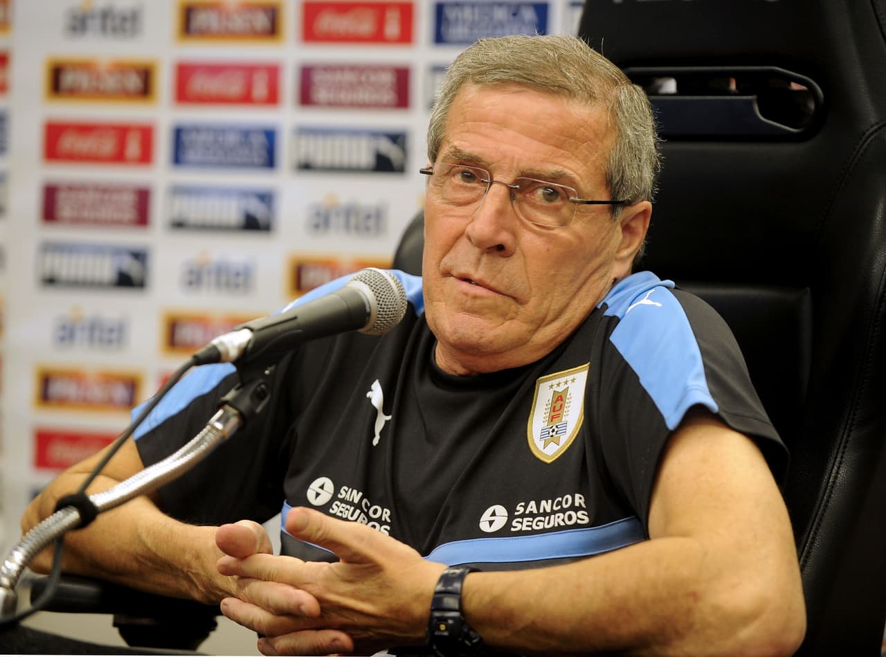 Oscar Tabárez, técnico de Uruguay