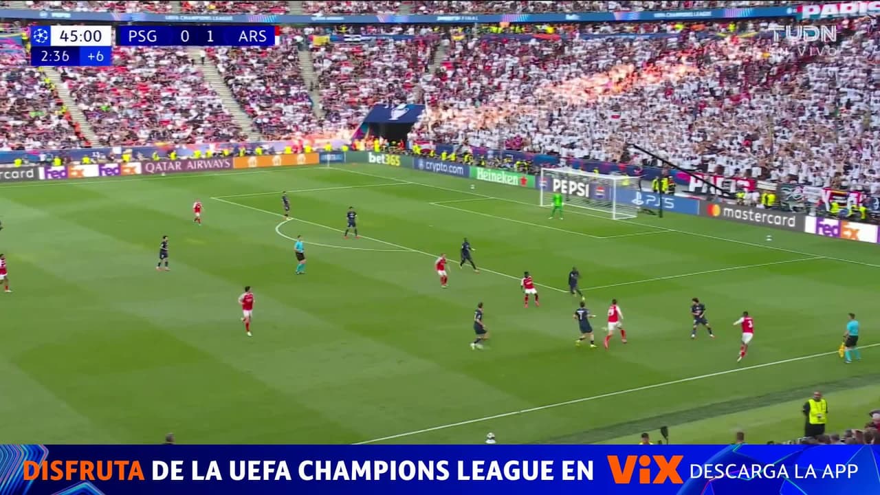 LA QUE ESTABA ARMANDO EL ARSENAL  NETRE RICE Y HAVERTZ