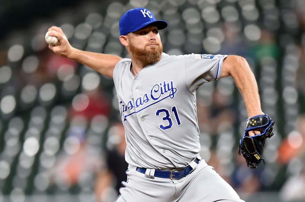 Ian Kennedy de los Kansas City Royals.