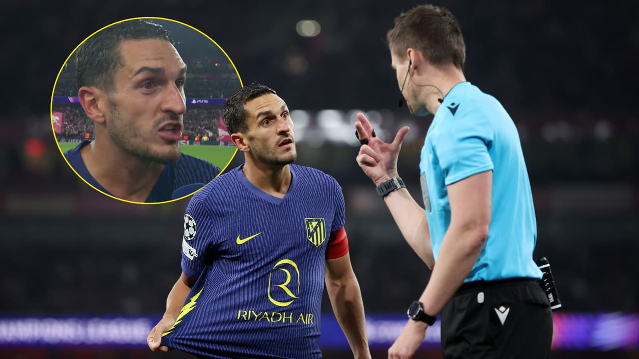 Esto dijo Koke del arbitraje tras el Arsenal vs. Atlético de Madrid en la UEFA Champions League
