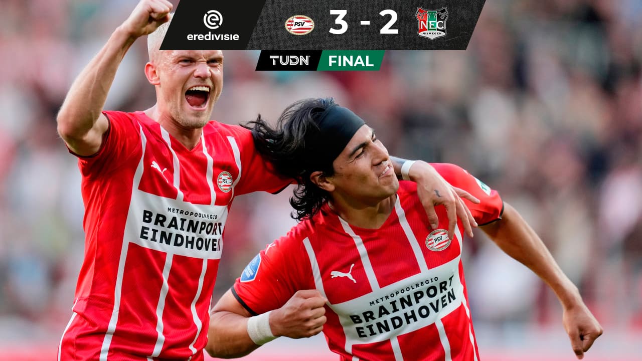 Golazo de Guti da subcampeonato al PSV y hace el 1-2 con Edson Álvarez