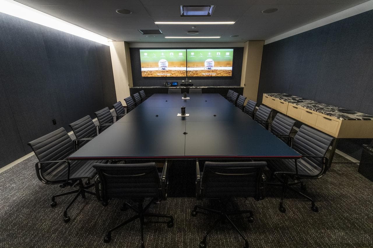 Así lucen las nuevas oficinas, en New York, del mejor béisbol del mundo.
