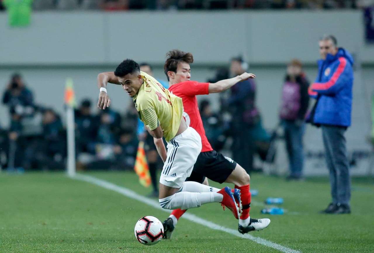 Colombia no encontraba los caminos hacia el arco surcoreano. Sin embargo, Díaz y Sebastián Villa eran los más insistentes.