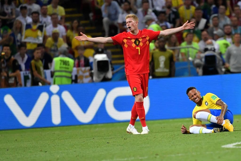 En el juego ante Bélgica por el los cuartos de final el pasado 6 de julio de 2018 en Kazan Arena, en Kazan, donde acabó la presencia de la 'Canarinha' en Rusia 2018.