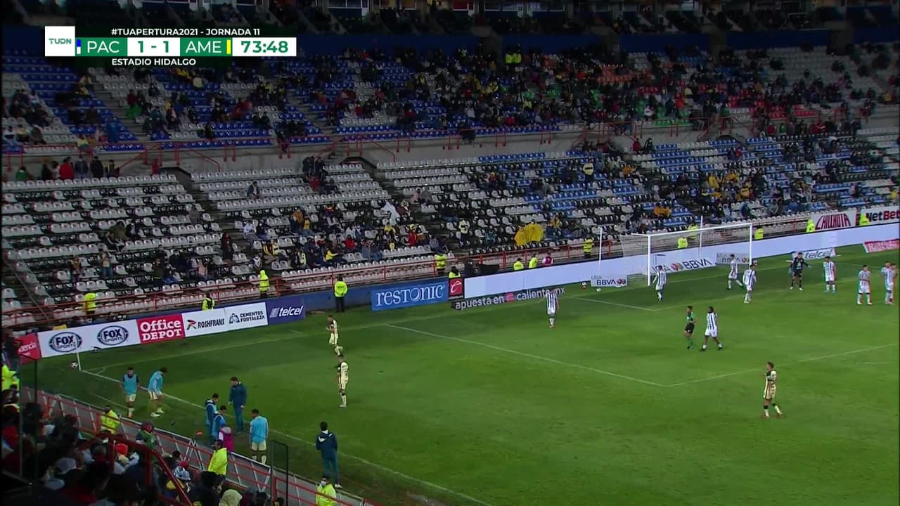 ¡TIRO ATAJADO! disparo por Bruno Valdez.