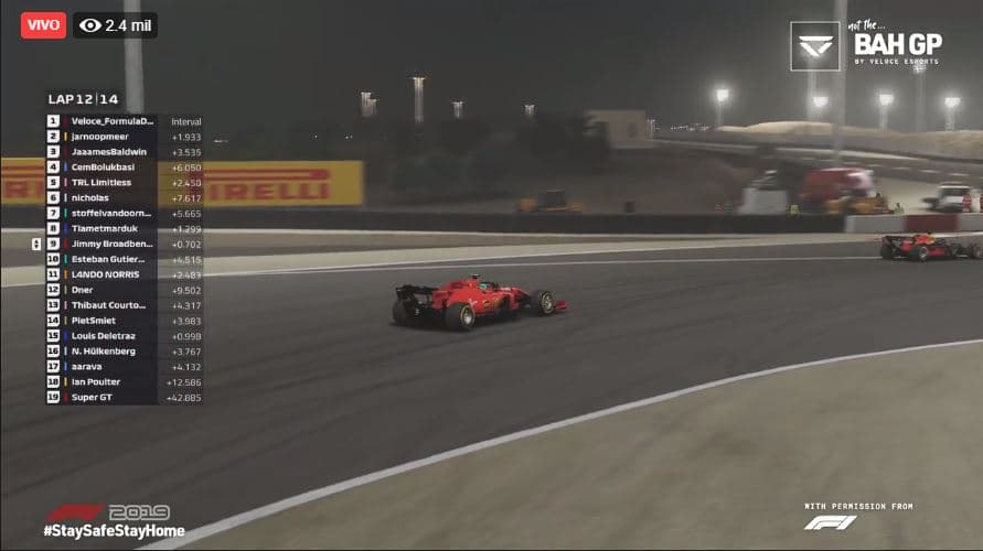 Las carreras virtuales se llevarán a cabo durante cada fecha pospuesta de los Grand Prix. Este fin de semana inició el Grand Prix Virtual de Bahrain. Cada carrera subsecuente y cancelada, será reemplazada por un Grand Prix Virtual.
