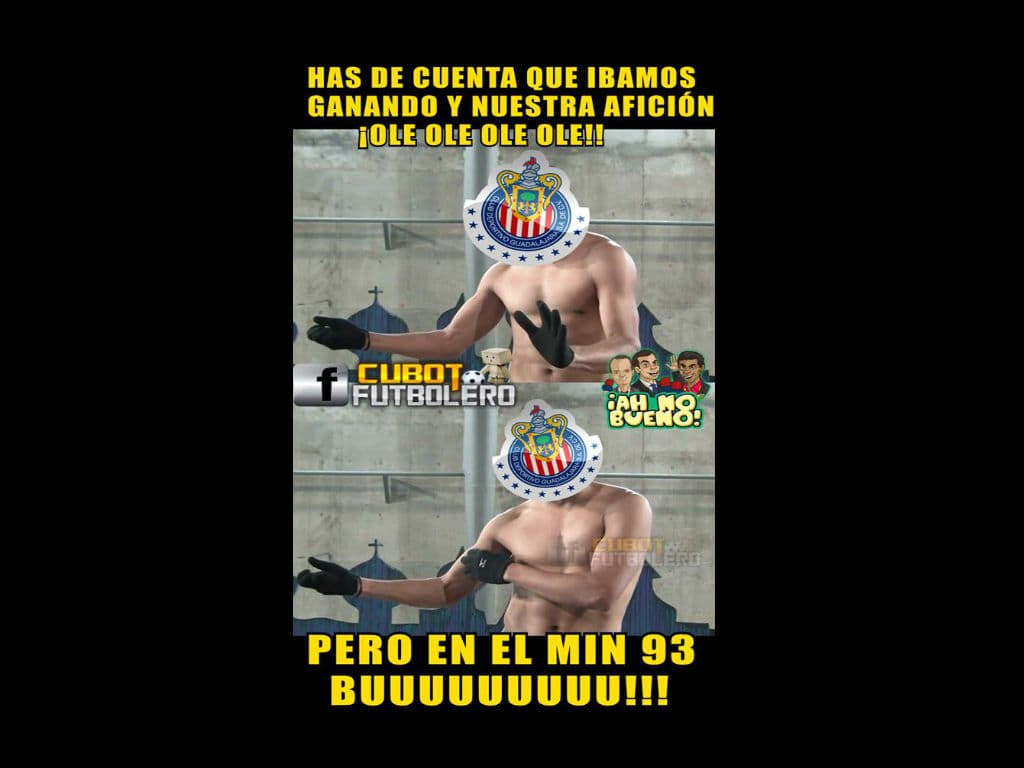Los memes del empate de Chivas vs. Veracruz