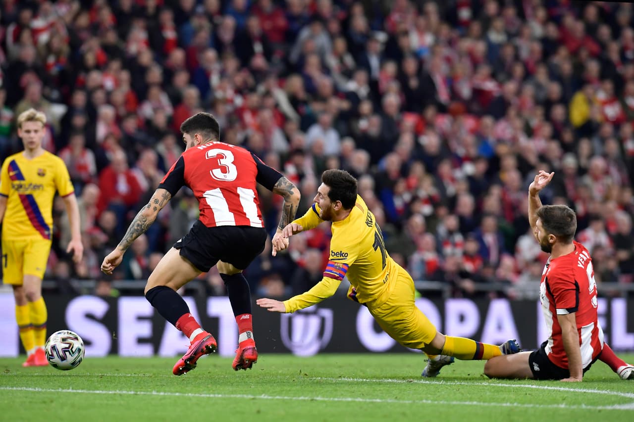 Con gol de Iñaki Williams al minuto 93, Athletic gana y elimina al Barcelona de la Copa del Rey.