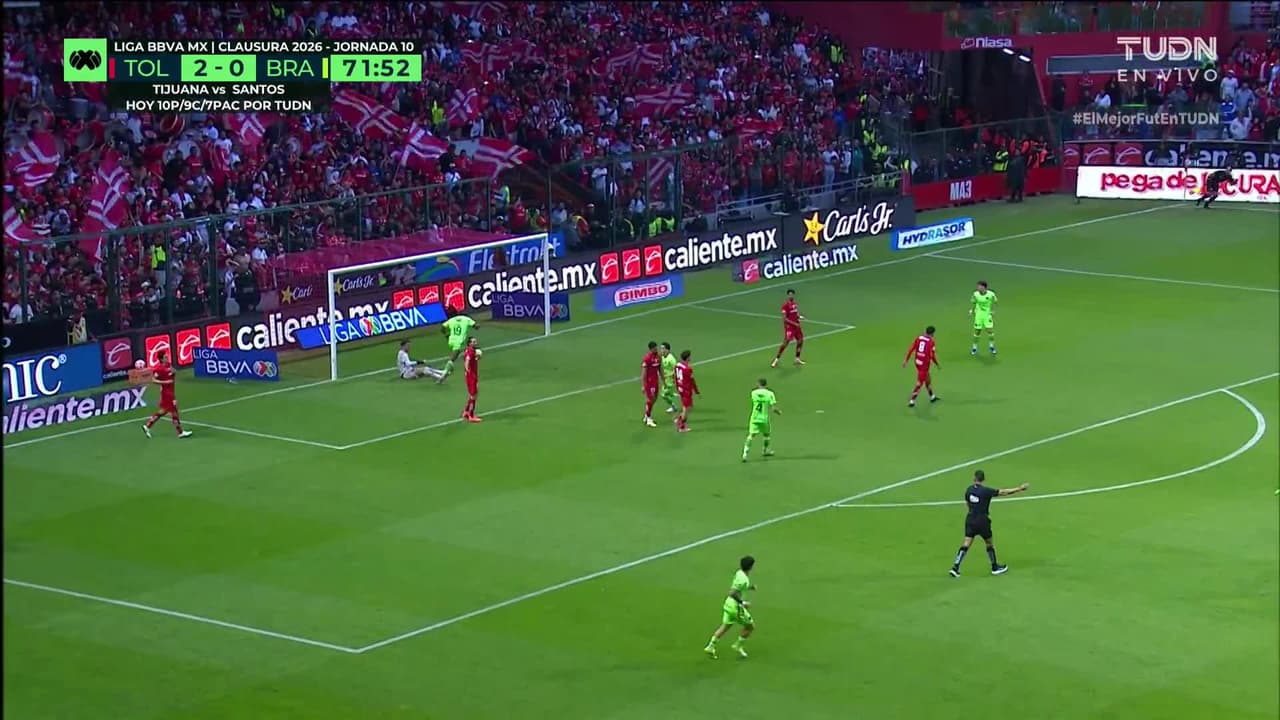 ¡GOL!  anota para FC Juárez. Guilherme Castilho