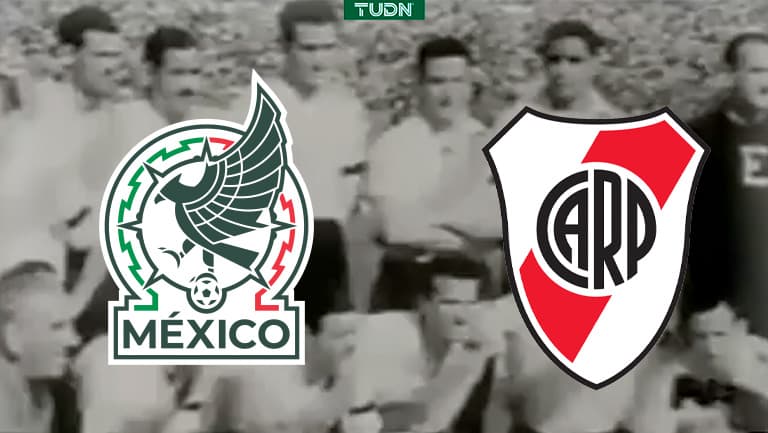 Así fue el único partido de la historia entre México y River Plate