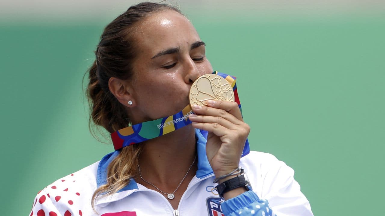 Mónica Puig ganó su tercer oro en el singles del tenis de los Juegos Centroamericanos y del Caribe.