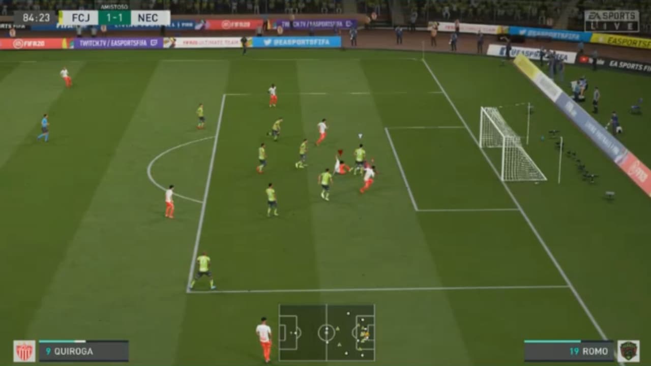 Maximiliano Olivera cayó 1-2 en casa ante Jairo González en el futbol virtual.