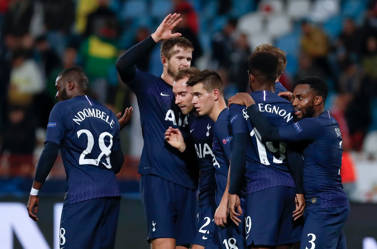 PSG 1-0 Brujas; E. Roja 0-4 Tottenham; Atalanta 1-1 Man. City, Dinamo Zagreb 3-3 Shakhtar.