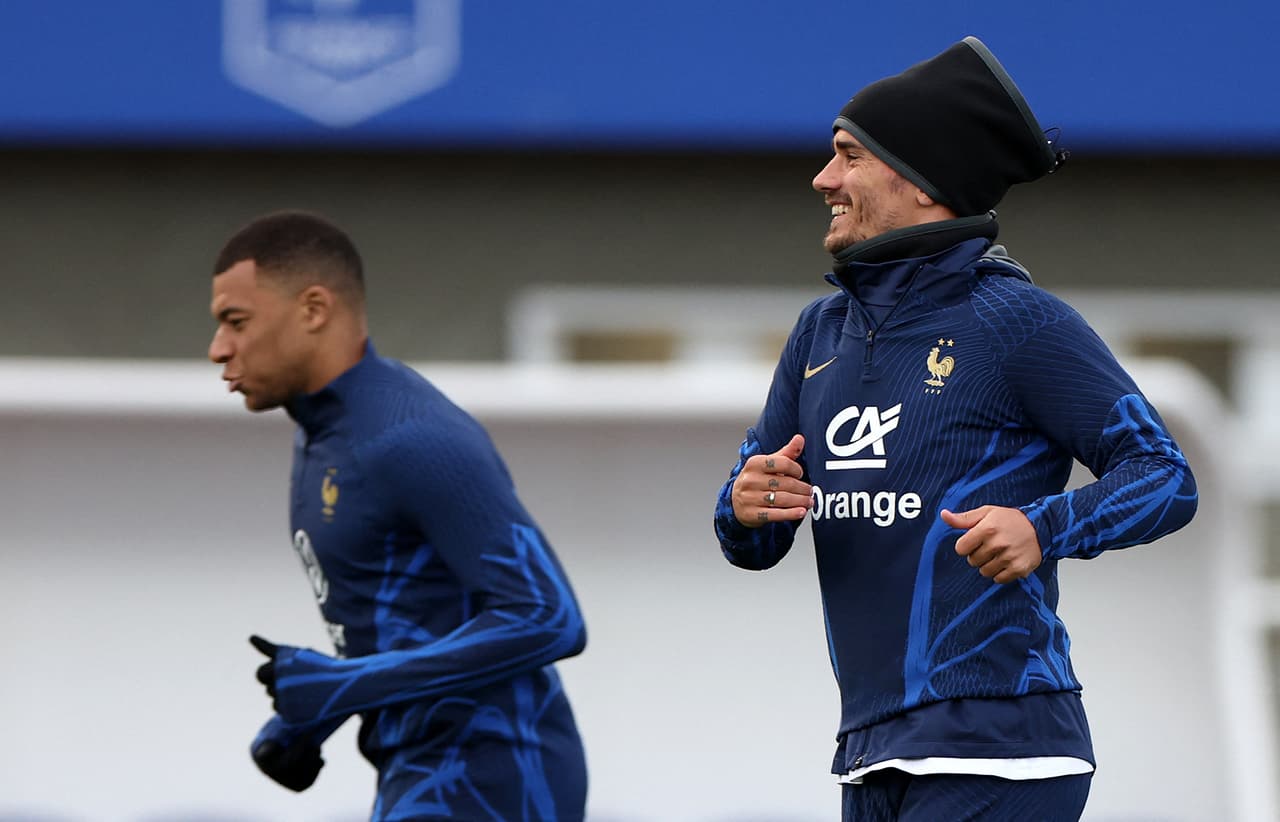 Kylian Mbappé y Antoine Griezmann