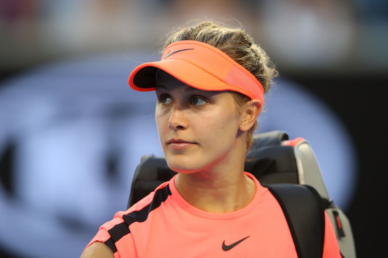 La canadiense Eugenie Bouchard es una de las tenistas más bellas del alto nivel en Miami Open. Ante la dificultad de sus rivales y para no perdersela en acción es mejor verla desde el primer juego.