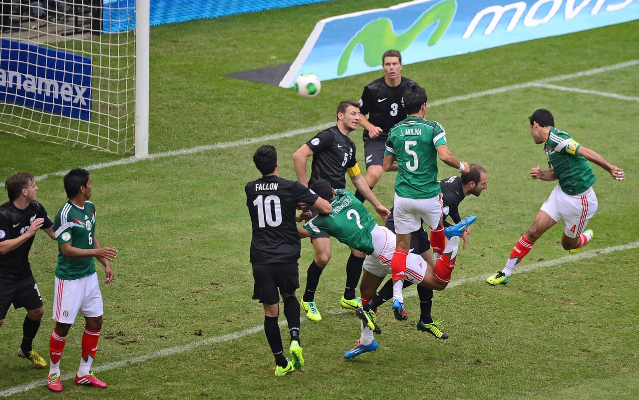 México disputó contra Nueva Zelanda la primera repesca en su historia y se fue con todo para estar a la altura del reto entre los representantes de Concacaf y Oceanía.