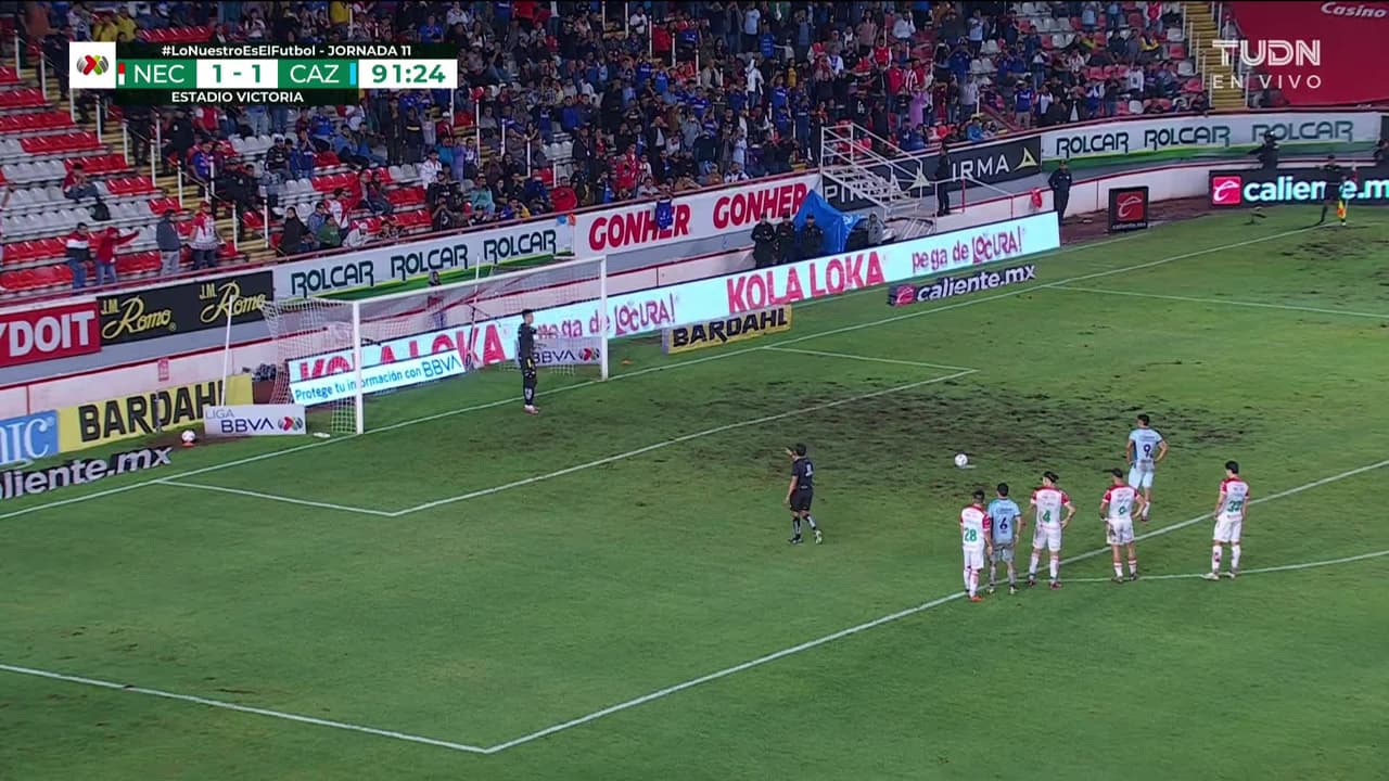 ¡GOL!  anota para Cruz Azul. Ángel Sepúlveda