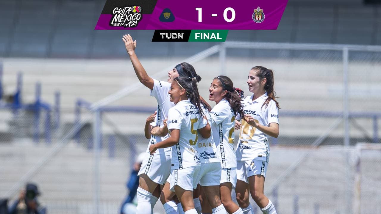 ¡Pumas derrota a Chivas! Con gol agónico vencieron al Rebaño